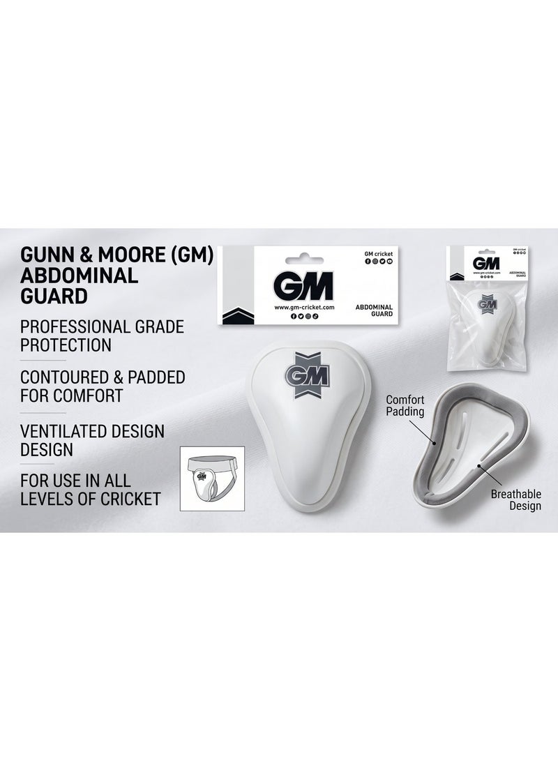 GM Professional Men’s Abdominal Guard, High-Impact Cricket Abdo Guard, Lightweight Plastic Groin Protector, Slip-In Padded Abdominal Protector for Men & Boys - Image 3