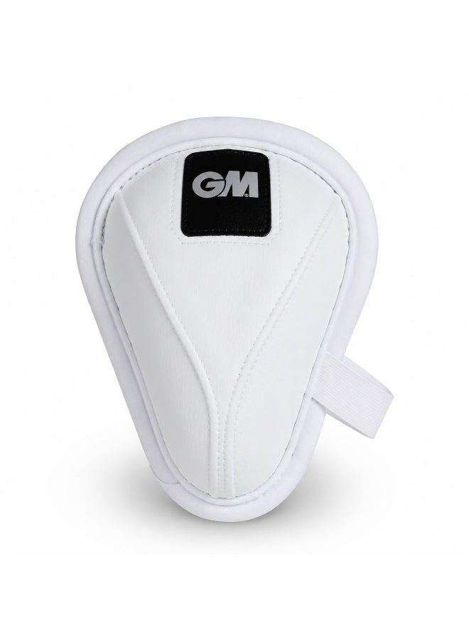 GM Professional Men’s Abdominal Guard, High-Impact Cricket Abdo Guard, Lightweight Plastic Groin Protector, Slip-In Padded Abdominal Protector for Men & Boys - Image 1