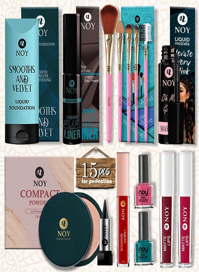 NOY Professional Makeup Kit Combo For Women Full Set For Office & College Girls #Ny9 - Image 1