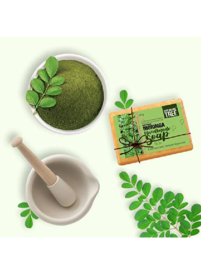 Speaking Tree Detoxifying Moringa Handmade Soap (Pack Of 3) - Image 5