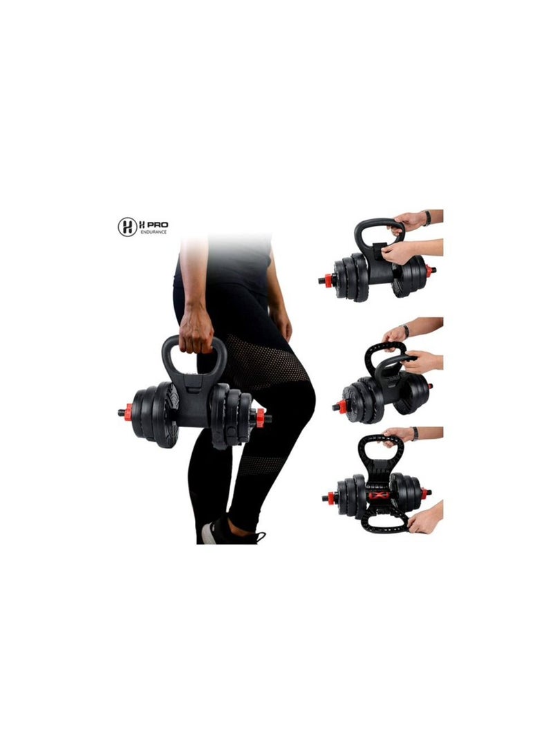 H PRO Pro Kettlebell Weight Grip For Dumbbells - Adjustable Kettlebell Handle Turn Your Dumbbells Into Kettlebells - Travel Workout Equipment Gear For Gym Bag - Image 5