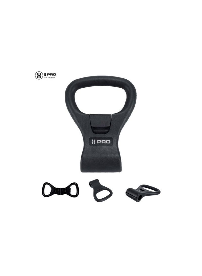 H PRO Pro Kettlebell Weight Grip For Dumbbells - Adjustable Kettlebell Handle Turn Your Dumbbells Into Kettlebells - Travel Workout Equipment Gear For Gym Bag - Image 3