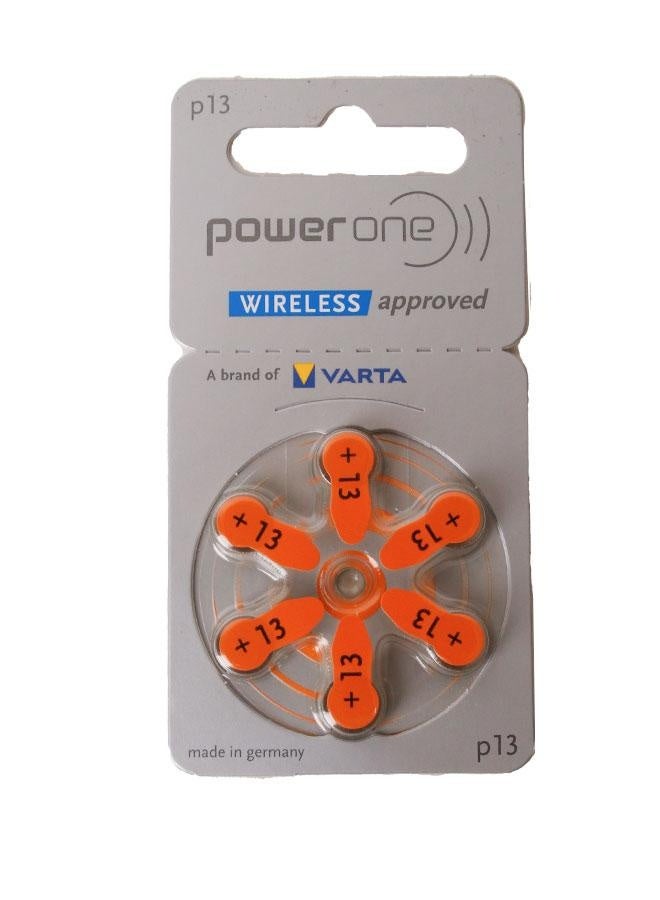 Power One Hearing Aid Batteries Size 13- Made in Germany - High Performance - 60 Pieces Pack - Image 4