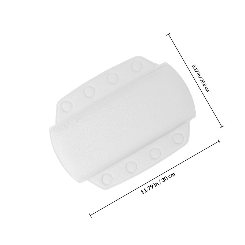 Bathtub Pillow with Cup Bathtub Headrest Pad Comfortable Tub Pillow Bath Headrest Pillow Soaking Tub Pillow Rest for Bathtub - Image 2