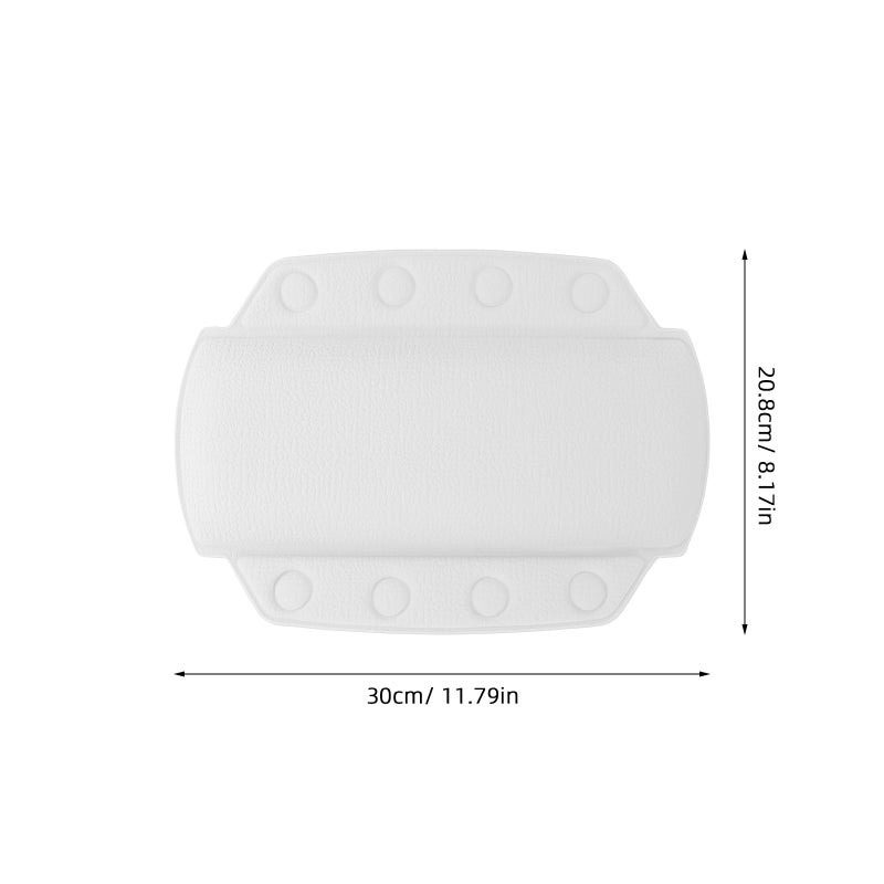 Bathtub Pillow with Cup Bathtub Headrest Pad Comfortable Tub Pillow Bath Headrest Pillow Soaking Tub Pillow Rest for Bathtub - Image 4