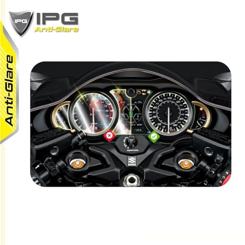 IPG Anti-Glare Compatible with Suzuki 2021-2025 GSX-R 1300 Hayabusa Gen3 / Hayabusa GSX1300R Dashboard Display Matte Finish Screen Protector Film, Perfect for Outdoor Use for GsxAn.Glare - Image 2