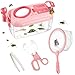 Biubee Bug Catcher for Kids Sturdy Kid Bug Catching Kit Gifts with Butterfly Net Collector Insect Catcher Tweezer Pink Kids Bug Habitat Outdoor Explorer Kit for Girls Age 3 4 5 6 7 8 8Pcs Pink - Image 2