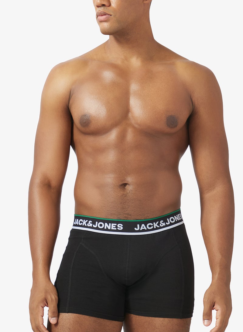 JACK & JONES 3 Pack Logo Band Trunks - Image 3