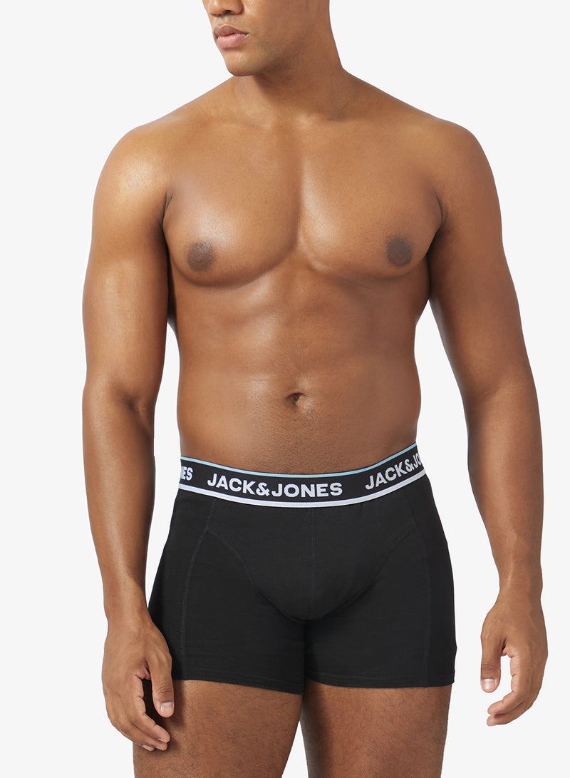 JACK & JONES 3 Pack Logo Band Trunks - Image 2