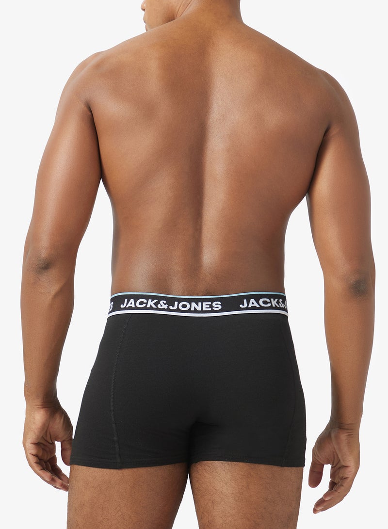 JACK & JONES 3 Pack Logo Band Trunks - Image 5