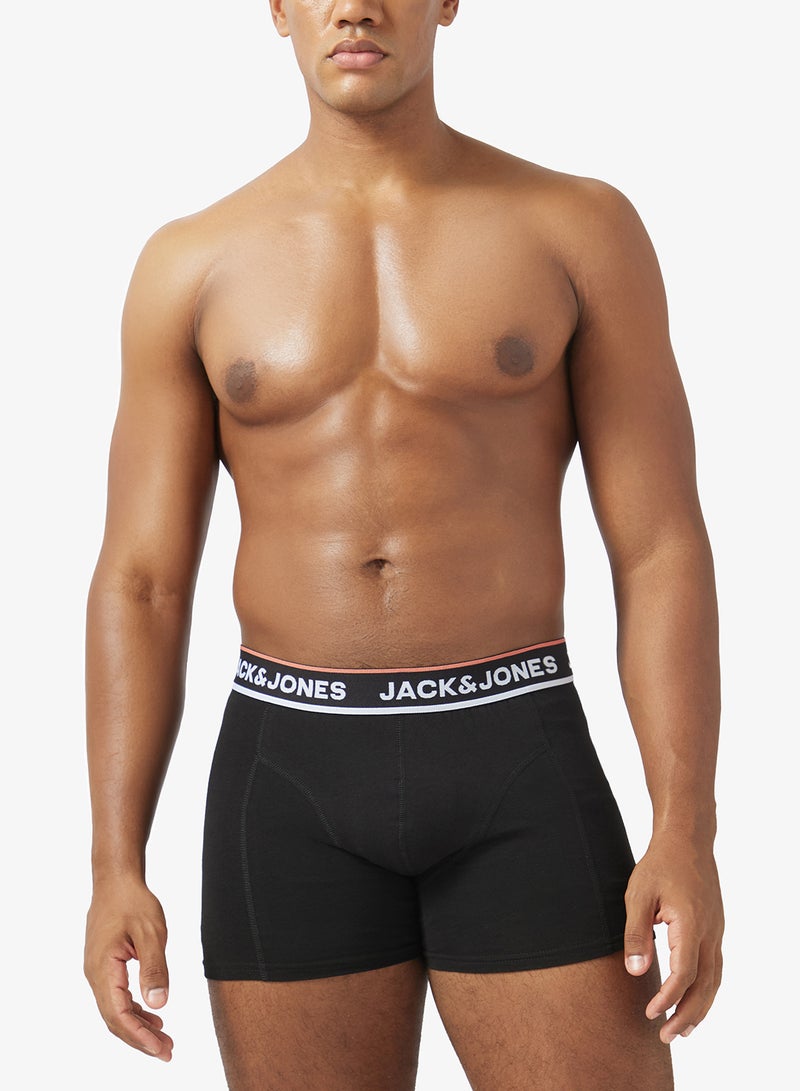 JACK & JONES 3 Pack Logo Band Trunks - Image 4