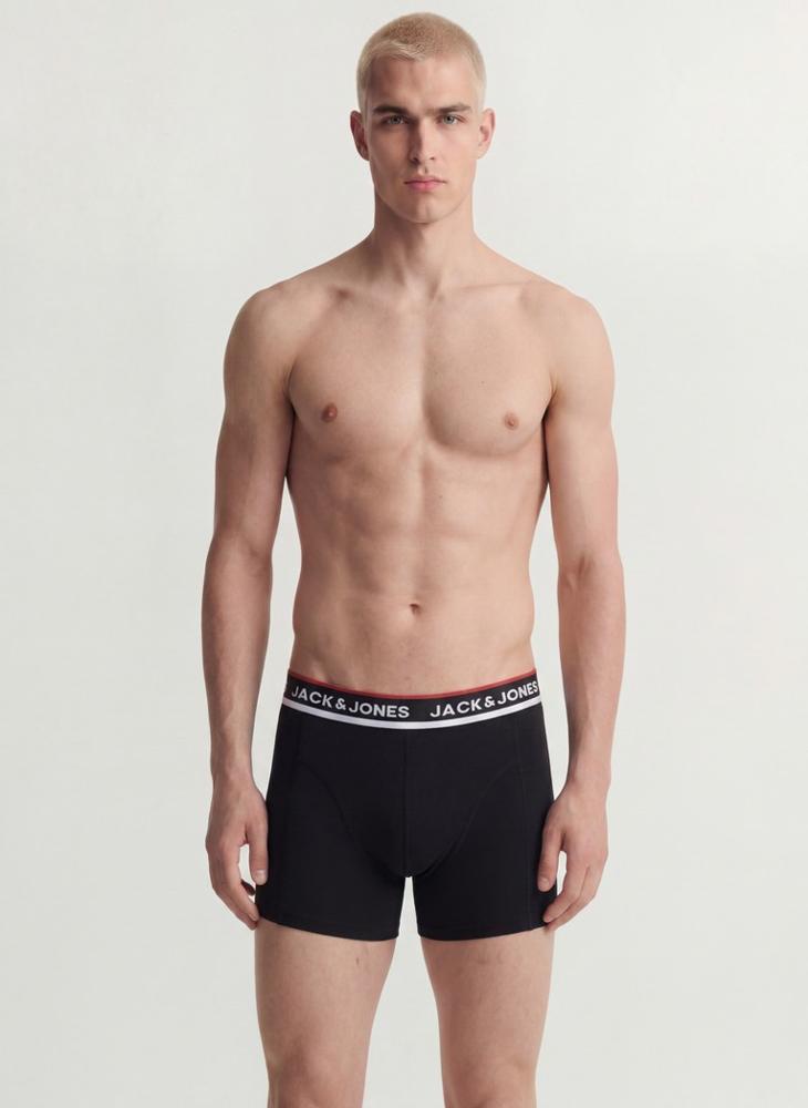 JACK & JONES 3 Pack Logo Band Trunks - Image 2