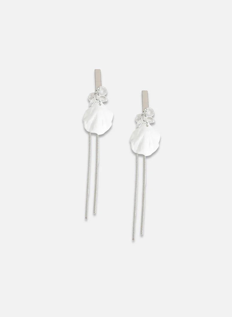 SOHI Petal Chain Artificial Drop Earring Jewellery