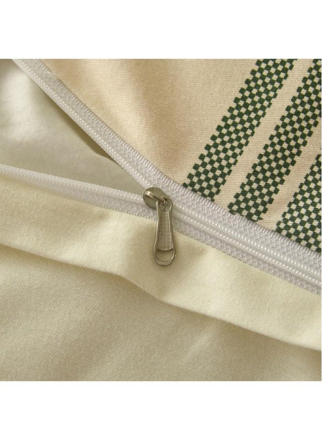 4 قطع طقم لحاف قطن يناسب سرير مزدوج بحجم 1.5م / 1.8م هدية لبيت جديد هدية عيد ميلاد - Image 5