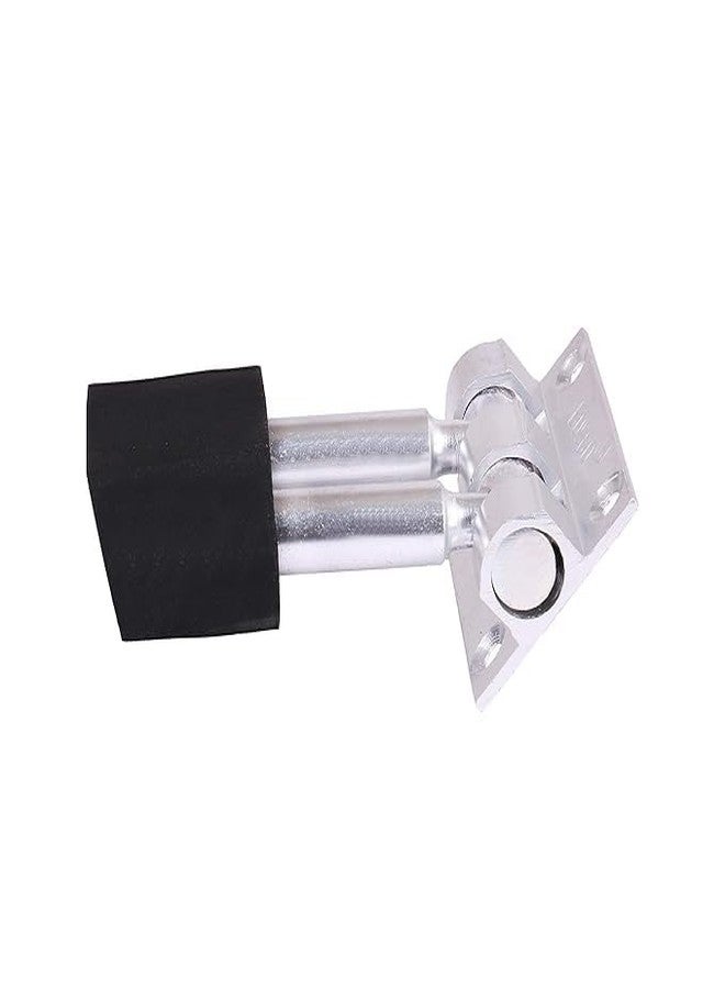 BOSCO® Aluminium Door Stoppers with Rubber Tip(Pack of 2) Heavy Duty with Screws for Home, Office & Bathroom Non-Slip Door Stops for Wooden, Tile, Carpet & Noise Reducer - Image 2