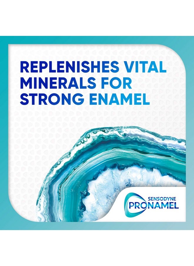 SENSODYNE PRONAMEL - Sensodyne Pronamel Mineral Boost Enamel Toothpaste for Sensitive Teeth, to Replenish Minerals and Strengthen Enamel, Peppermint - 4 Ounces (Pack of 3) - Image 1