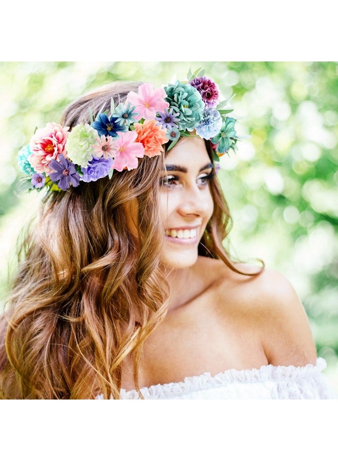 Cindeer 200 Pcs Flower Mini Silk Heads Fake Rose Daisy Faux Flowers For Crafts Rose Blossom Heads Sunflower Daisy Wedding Decoration For Boho Bride Halloween Home Wedding, 2-7 Cm, Blue, Purple  - Image 4