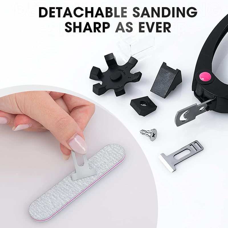 Nail Clipper,Black Adjustable Nail Tip Cutter False Nail Cutter Clip Tool Artificial Nails Trimmers for Nail Manicure Pedicure Black - Image 5