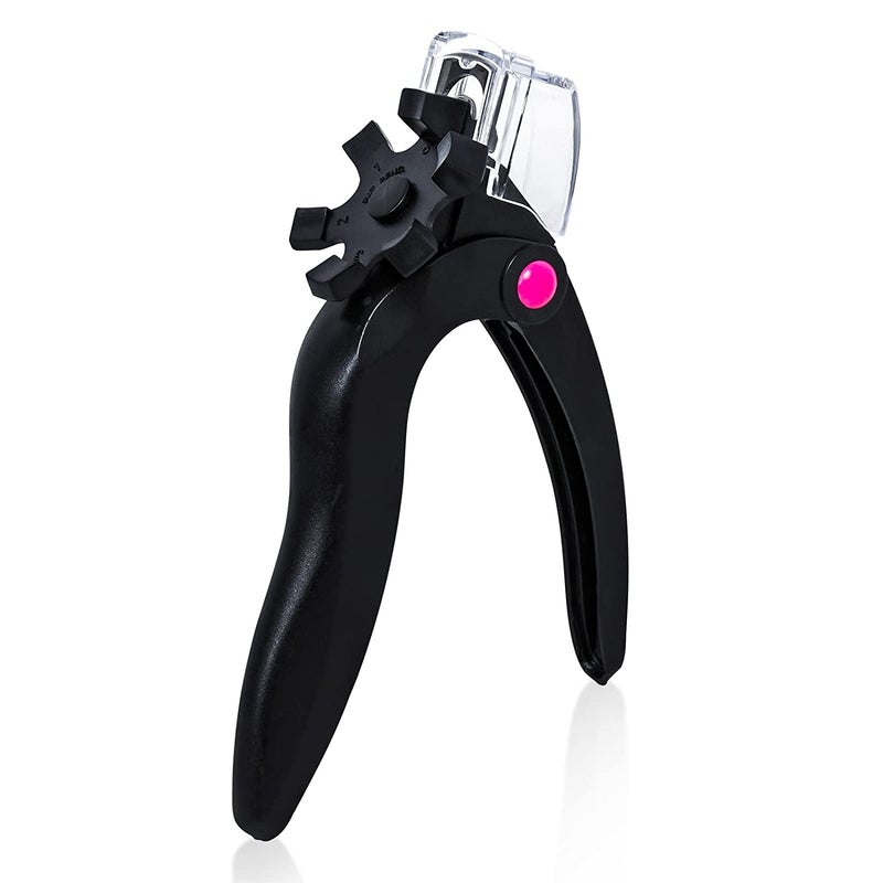 Nail Clipper,Black Adjustable Nail Tip Cutter False Nail Cutter Clip Tool Artificial Nails Trimmers for Nail Manicure Pedicure Black - Image 1
