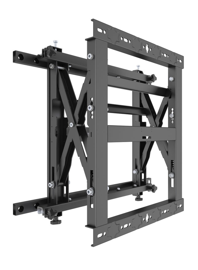 سكيل تك حامل حائط فيديو سريع الفك SH VW600 لشاشات LED/LCD مقاس 42-75 بوصة، VESA 600x400، حامل تلفزيون عالي التحمل، أقصى حمولة 70 كجم - أسود - Image 1