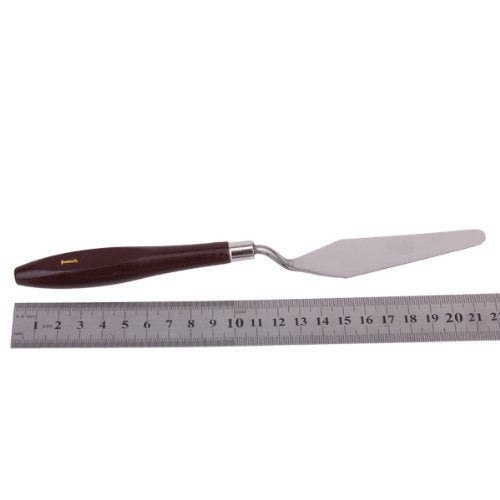 Generic Mixed 5Pcs Stainless Steel Palette Scraper Set Spatula Knives for Artist Oil Painting Tools Painting Knife Blade Wooden Handle - Image 2