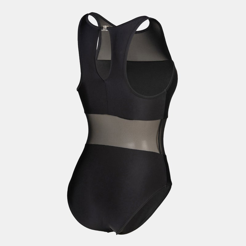 arena Women’s Mesh Panel Vent Back One-Piece Swimsuit - Image 2