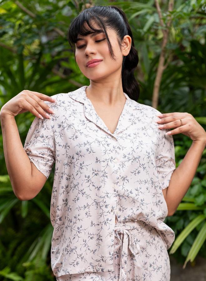 Aadaraya Pyjama Set Shirt and Trousers - Image 3