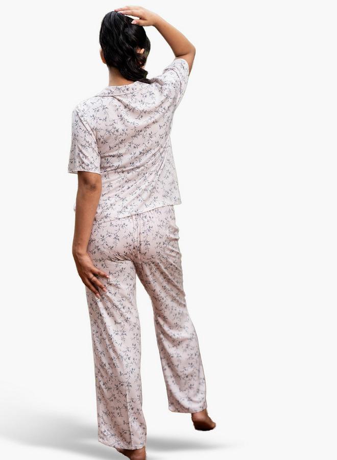 Aadaraya Pyjama Set Shirt and Trousers - Image 4