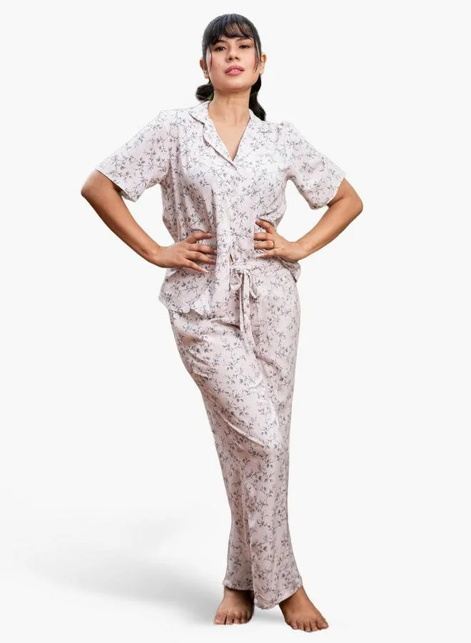 Aadaraya Aadaraya Pyjama Set Shirt and Trousers