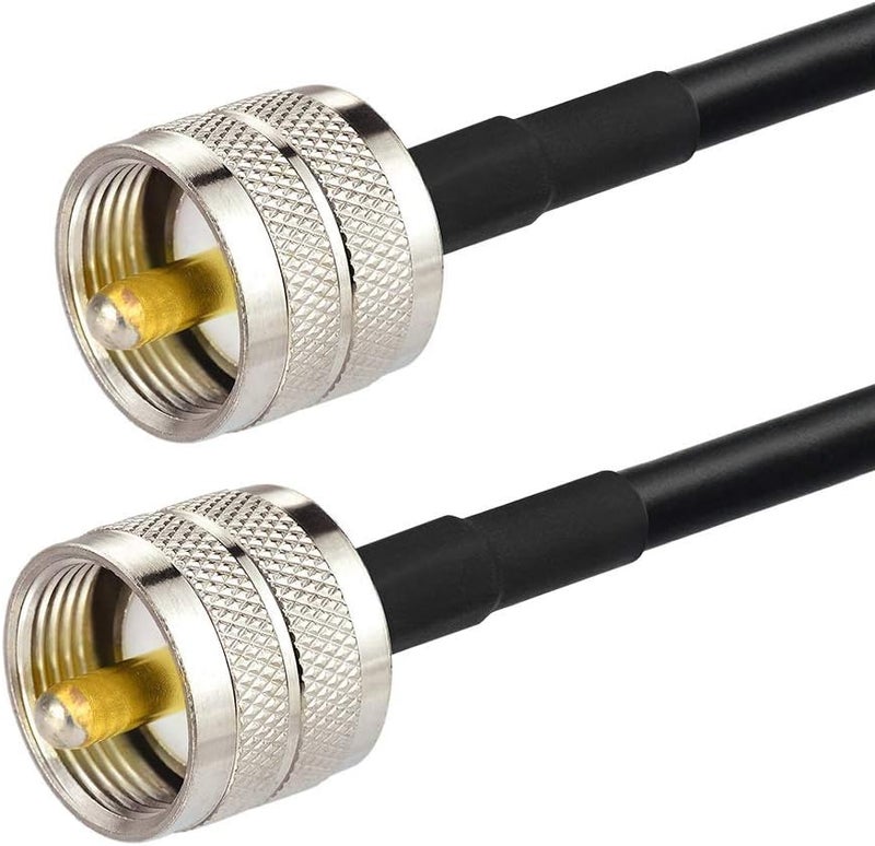Superbat CB Coax Cable UHF PL259 RG58 Coaxial Cable 15ft +3pcs SMA/BNC/PL259/SO239 Adapter Kit for CB HAM Radio, Antenna Analyzer, Dummy Load, SWR Meter - Image 2