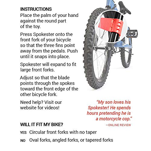 SPOKESTER Bicycle Noise Maker - Makes Your Bike Sound Like a Motorcycle - Image 5