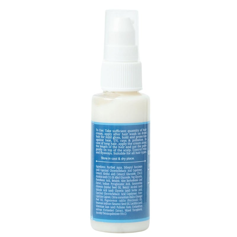 Rustic Art Rustic Art Coconut Coriander Hair Cream with Vitamin C For Straight Curly Wavy Frizzy All Hair Types Daily Use Styling For Men Women Kids 50ml Pack of 2 - Image 2