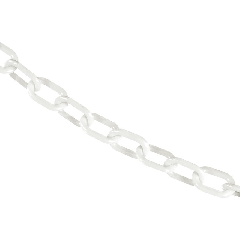 Mr. Chain Plastic Barrier Chain, White, 1-Inch Link Diameter, 25-Foot Length (10001-25) - Image 4
