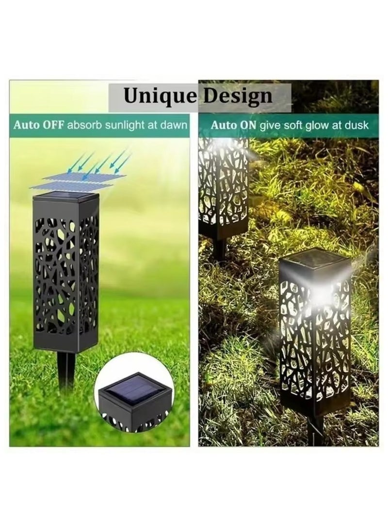 Generic Solar Pathway Lights 4 Pack Solar Garden Lights Auto On Off Solar Path Lights Landscape Lighting Waterproof Outdoor Solar Lights Decorative Prefer for Garden Patio  - Image 4