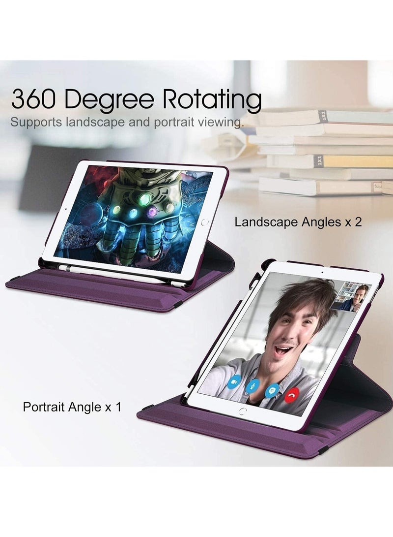 ELTRAZONE غطاء ذكي لجهاز iPad Air، قاعدة دوارة 360 درجة، [نوم/استيقاظ تلقائي]، غطاء جلد فولي ذكي لجهاز iPad Air الجيل 2/3/4، غطاء رفيع وخفيف الوزن، - Image 4