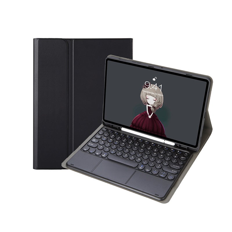 For Ipad10.2 Keyboard Protective Case 789 Generation Round Key Cap Color Detachable Bt Keyboard Leather Case Pro10.5 - Image 5