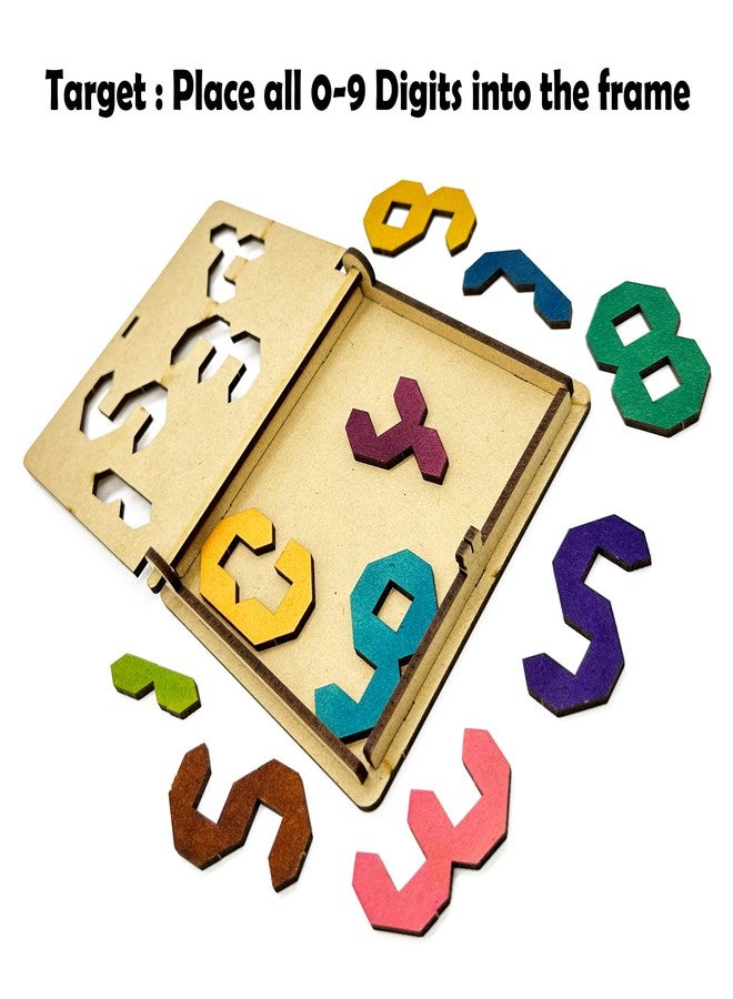 Funvention DIY DigiPuzzle Pocket Travel Game for Kids 4+ Years, Fun Learning Educational Board Game, Best Birthday Return Gifts - Image 3