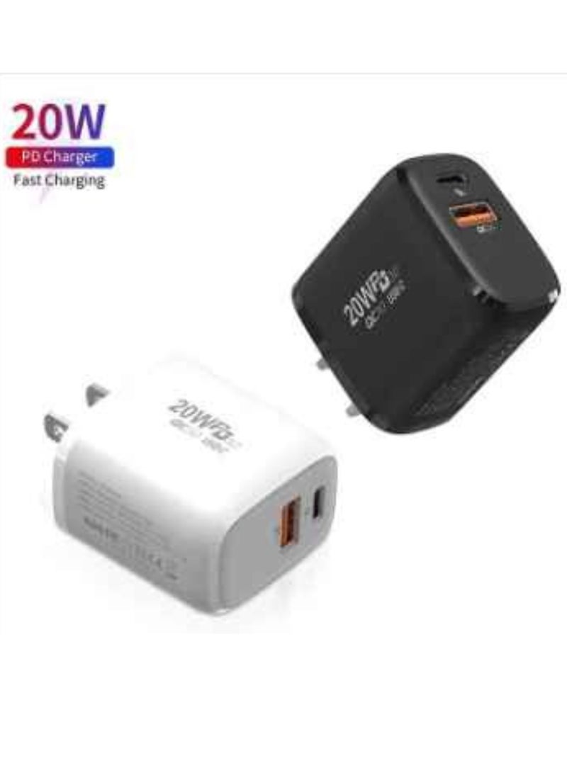 High Quality Good Selling Power Adapter for iPhone USB 20W Wall Pd Charger Au EU UK Us Plug for Apple  - Image 3