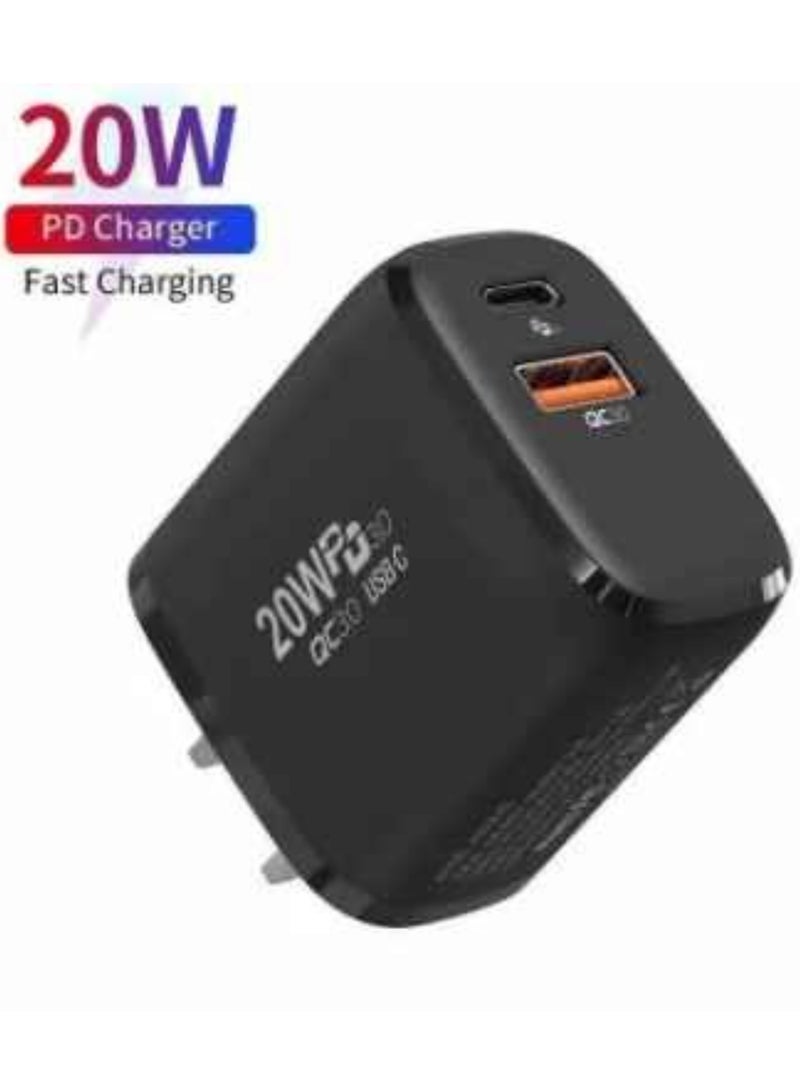 High Quality Good Selling Power Adapter for iPhone USB 20W Wall Pd Charger Au EU UK Us Plug for Apple  - Image 5