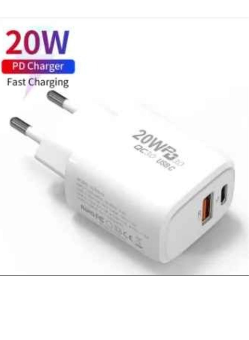 High Quality Good Selling Power Adapter for iPhone USB 20W Wall Pd Charger Au EU UK Us Plug for Apple  - Image 2