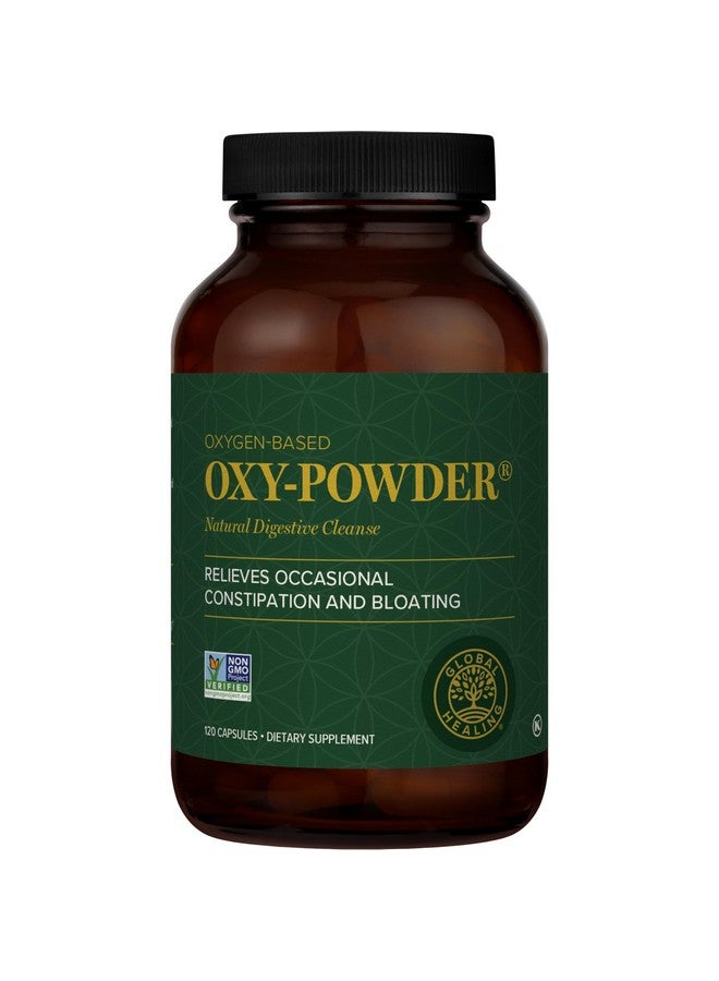 global healing center مركز الشفاء العالمي أكسجين-باودر منظف القولون الآمن والطبيعي المعتمد على الأكسجين وتخفيف من الإمساك العرضي (120 كبسولة)(قد يختلف التغليف) - Image 1