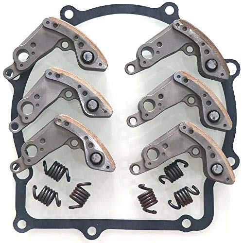 C CLINK Wet Clutch Shoes with Gasket and Spring FIT Yamaha Grizzly 700 FI EPS SE YFM700 2007-2015,Rhino 700 FI Special ED YXR700 2008-2013, Grizzly 550 YFM550 2009-2014 - Image 1