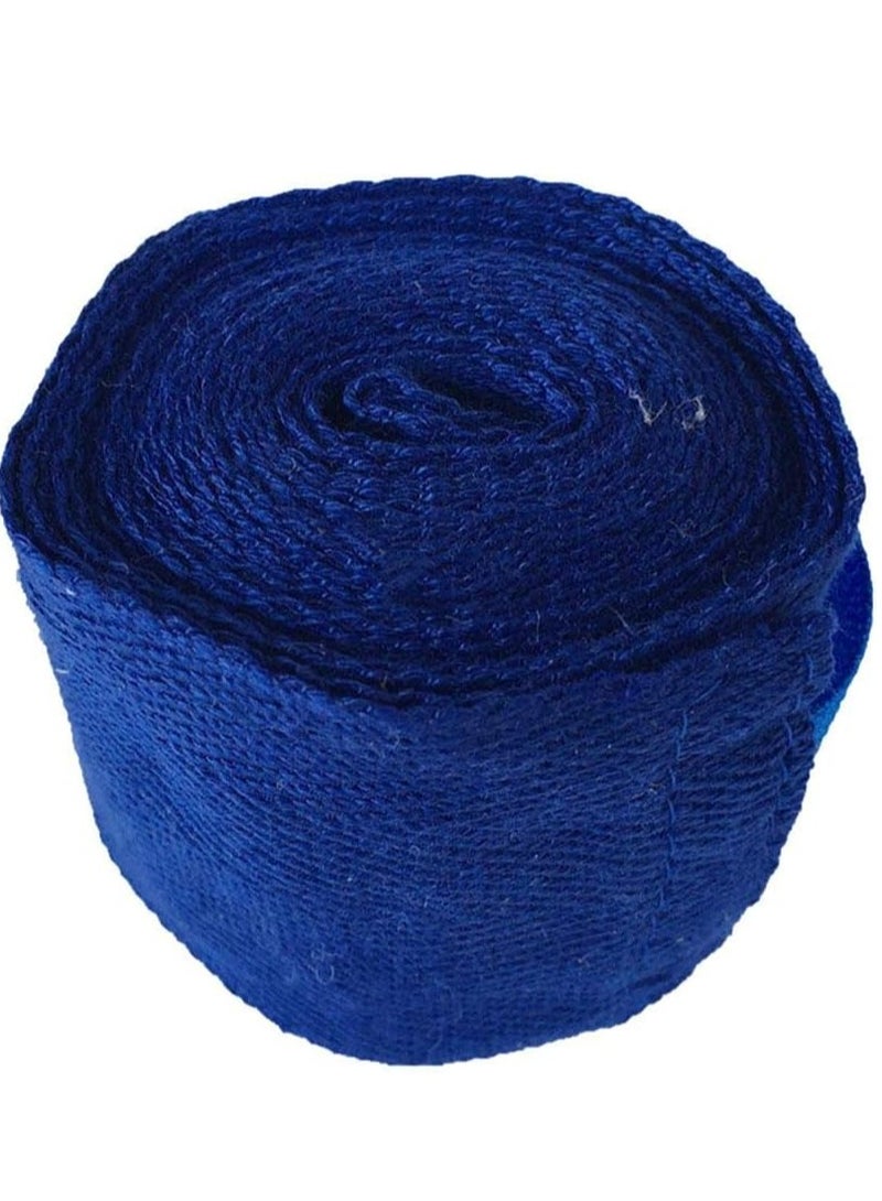 ال دي قفازات ملاكمة مطاطية لحماية قبضة اليد  2.5 متر (قطعتان باللون الأزرق) - Image 2