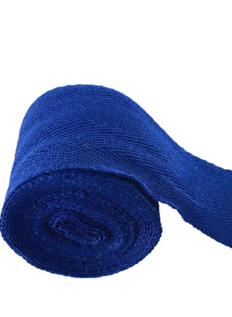 ال دي قفازات ملاكمة مطاطية لحماية قبضة اليد  2.5 متر (قطعتان باللون الأزرق) - Image 4