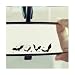 Jane's JANES 3pcs Halloween Bats Stars Decal Size 3x12 UV DTF Transfer Car Mirror Decal Fantasy Witch Rearview Mirror Sticker Car Mirrors Sticker Bookish Car Decals for Women Men Car Decals for Trucks - Image 2