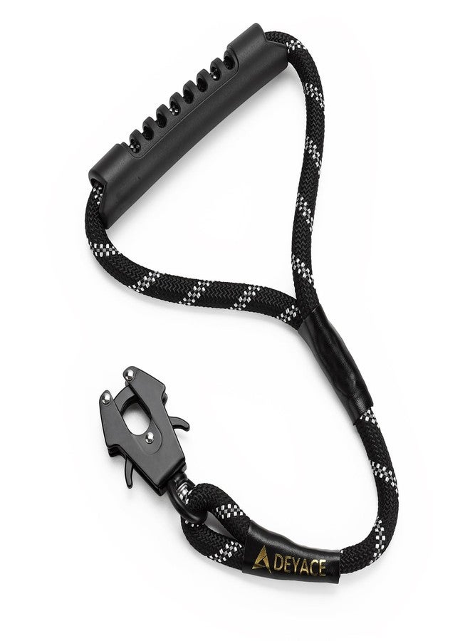 DEYACE Short Dog Leash, Heavy Duty Frog Clip Traffic Leash for Dogs, 1.25FT Training Leash with Comfortable Handle - Image 1