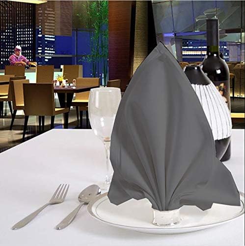 SHEETS STARGAZER Cotton Cloth Pack of 6 Napkin Dinner Napkins for Cocktail Parties 100 Cotton 14 X 14 Inch Size Use in Parties Wedding Dinner Decoration and Daily use NapkinsDark Grey - Image 3