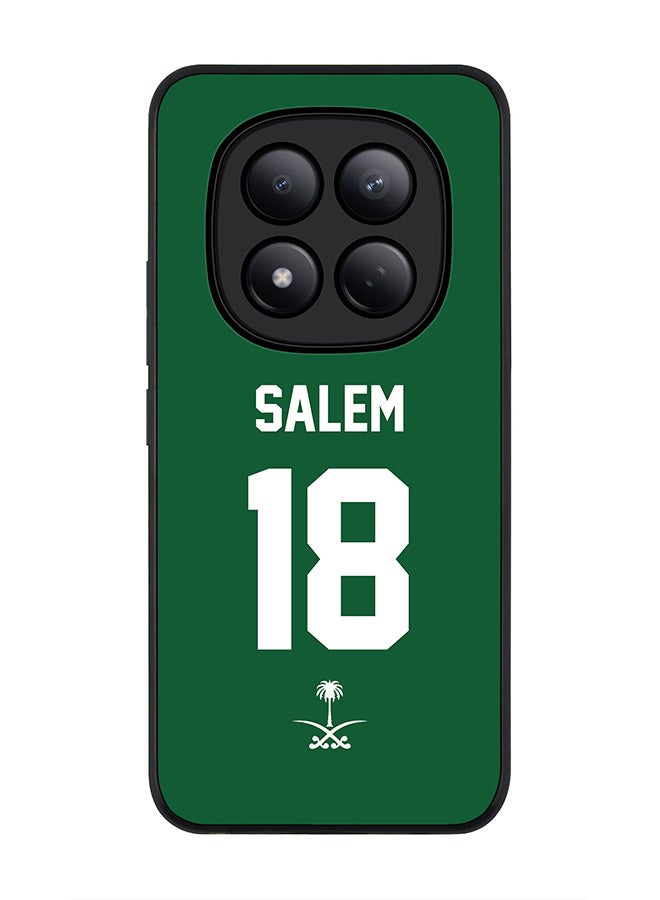 Stylizedd For Xiaomi Redmi Note 15 Pro 4G Case,Slim fit Camera Protection, Shockproof Thin Phone cover  - Football - Saudi Arabia,  Salem - Image 1
