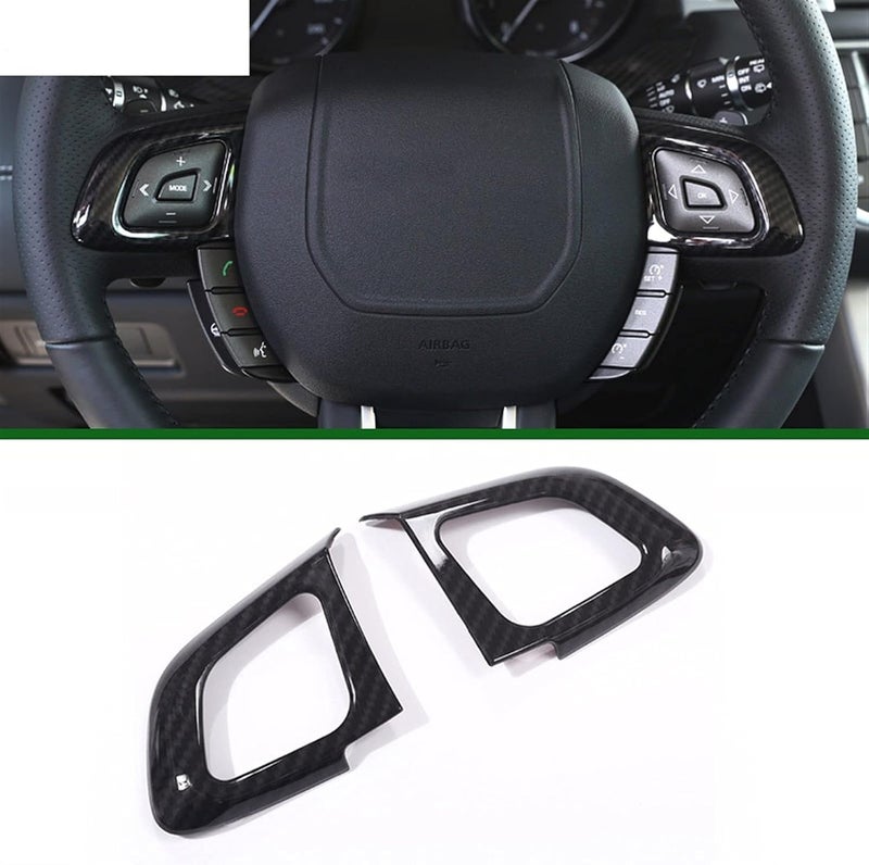 Wivplex Carbon Fiber Style Steering Wheel Button Cover Trim - Image 2