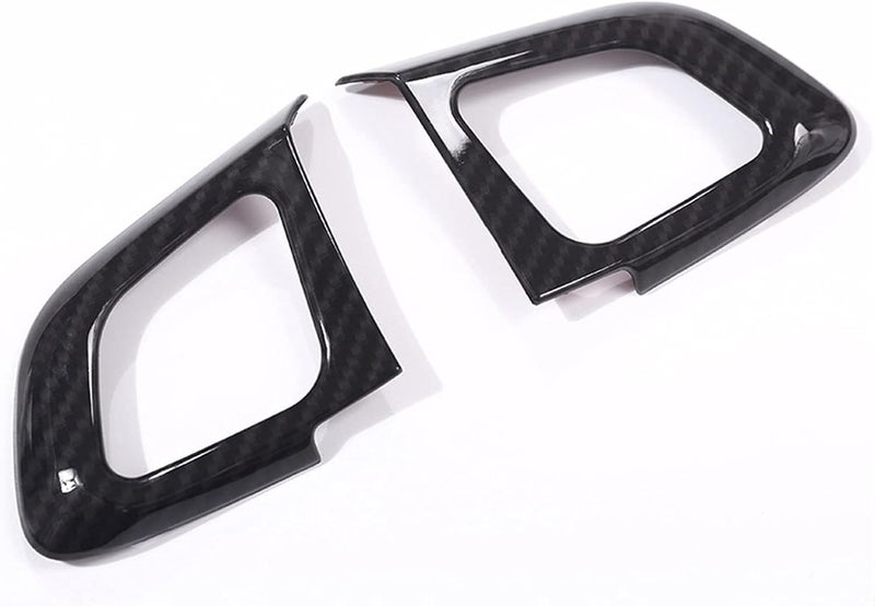 Wivplex Carbon Fiber Style Steering Wheel Button Cover Trim - Image 1